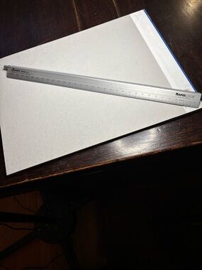 RapidRule Aluminum Architect Scale Ruler with Clear Plastic Case